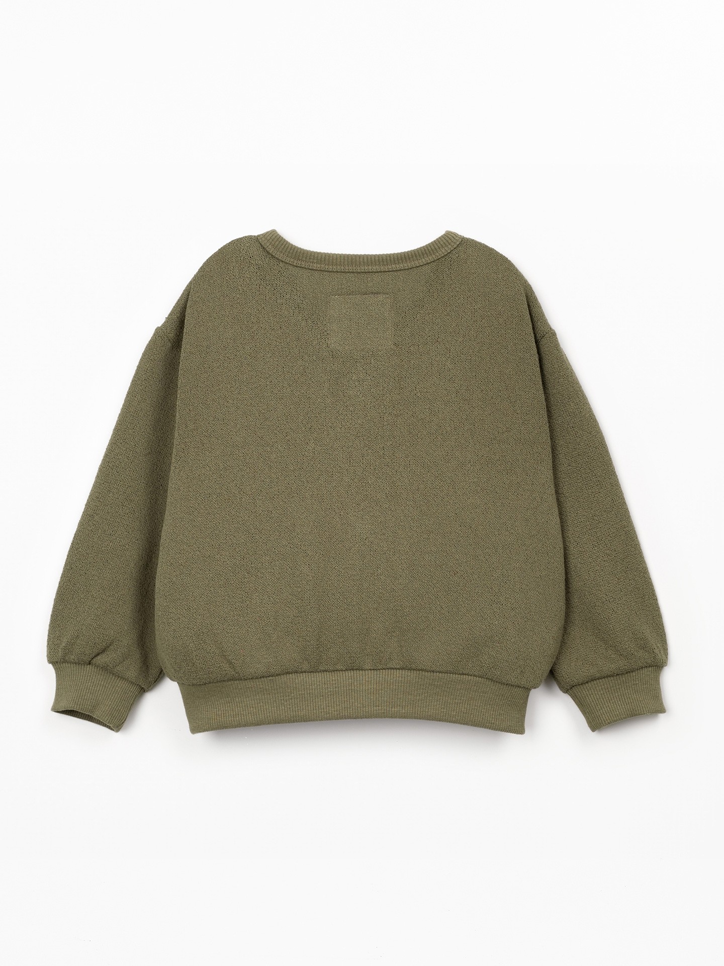 Casaco em mistura de algodão e fibras recicladas