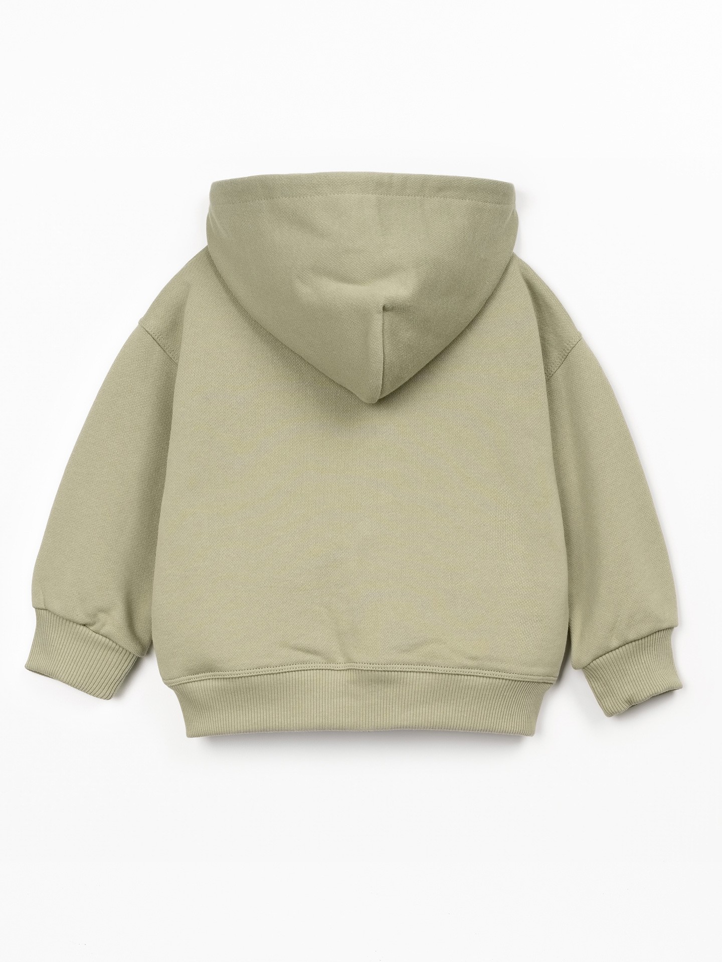 Hooded jacket with zipper