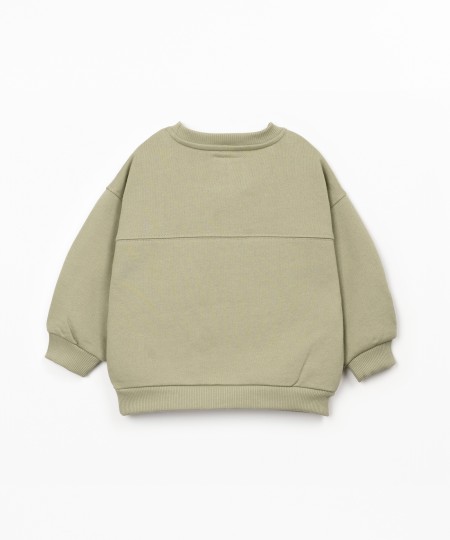 Camisola de malha com algodão reciclado