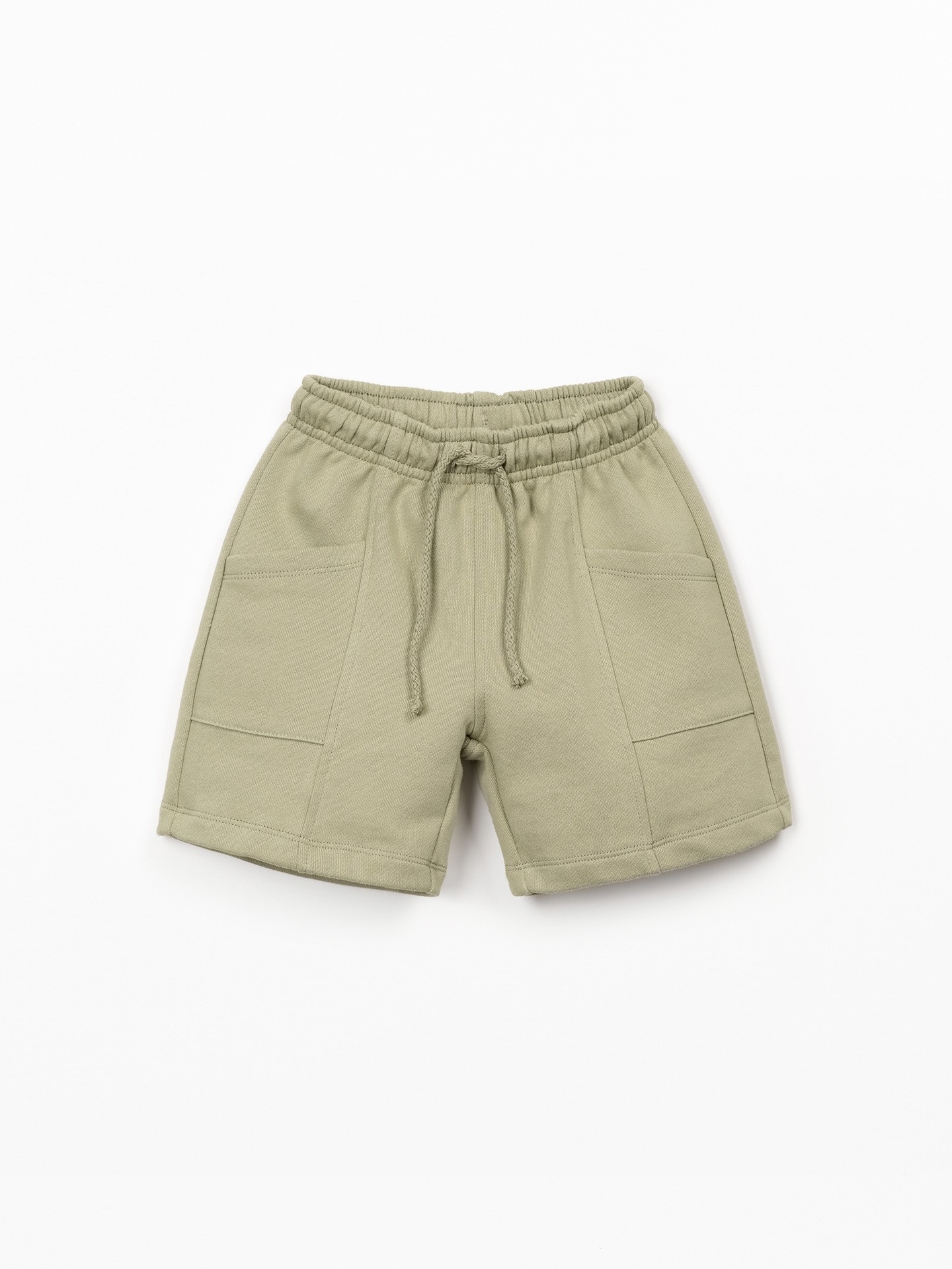 Calção de malha com bolsos