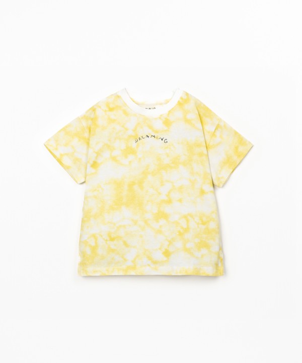 T-shirt in mixture of organic cotton and recycled cotton