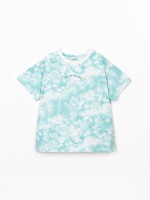 T-shirt in blend of organic cotton and recycled cotton