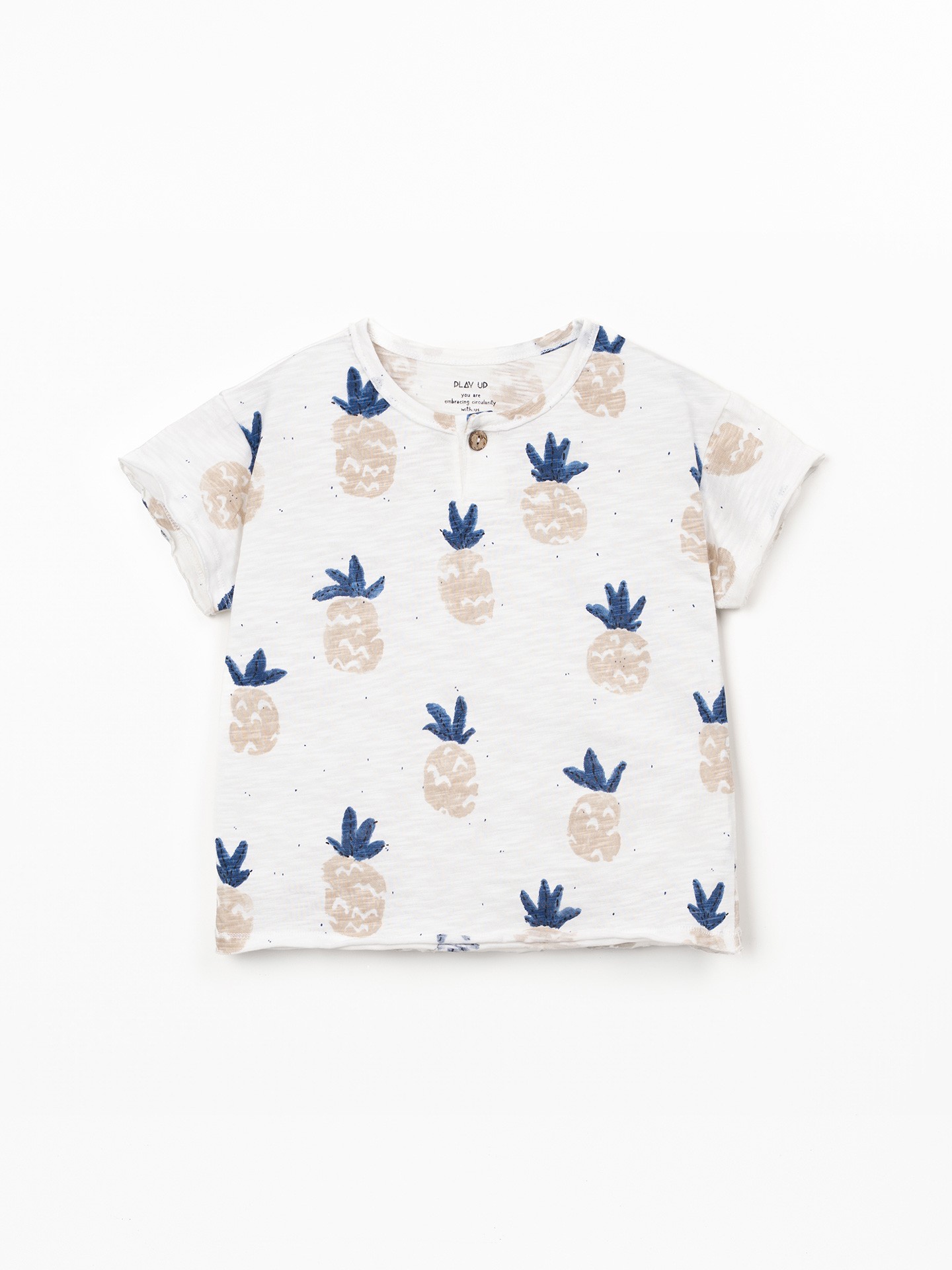 T-shirt com estampado de ananases