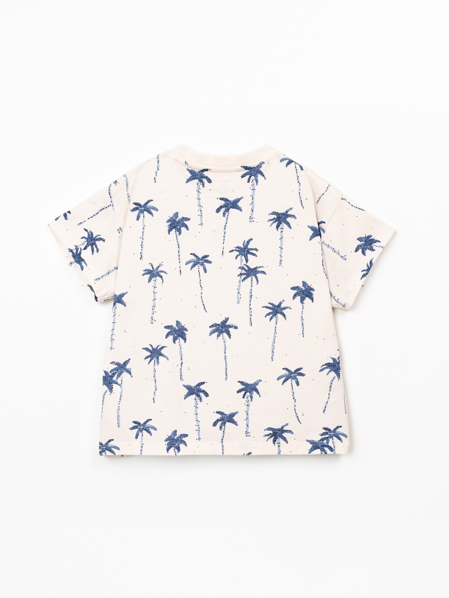 T-shirt mistura de fibras naturais e fibras recicladas