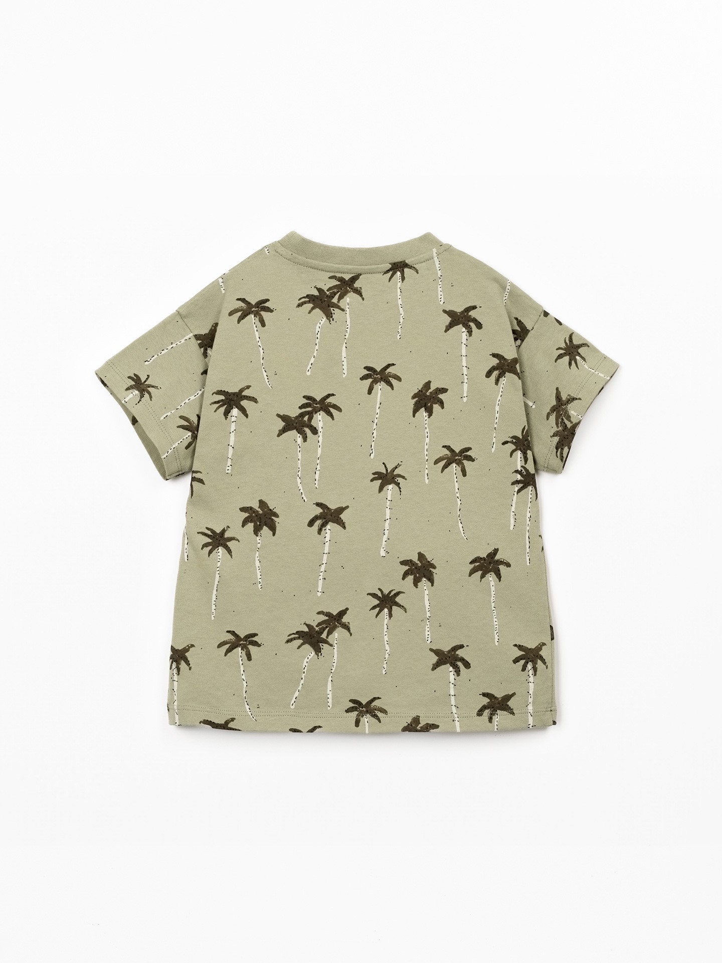 T-shirt in misto fibre naturali e riciclate