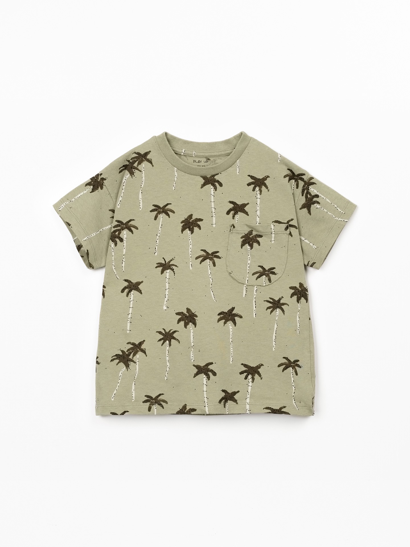 T-shirt in misto fibre naturali e riciclate