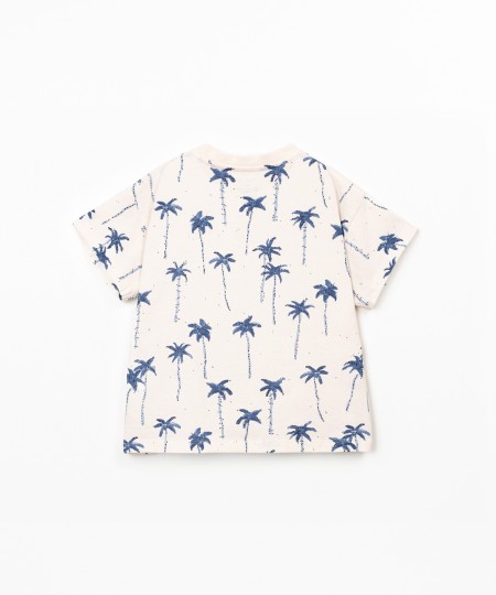 T-shirt mistura de fibras naturais e fibras recicladas