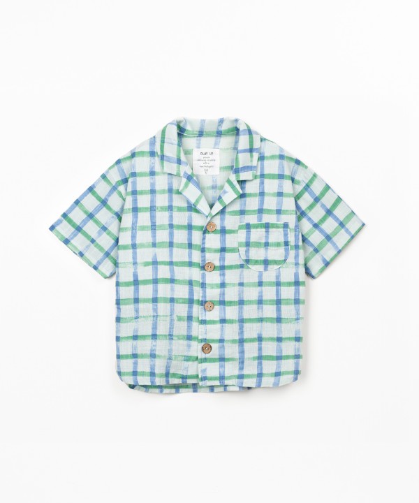 Camisa de tecido com estampado