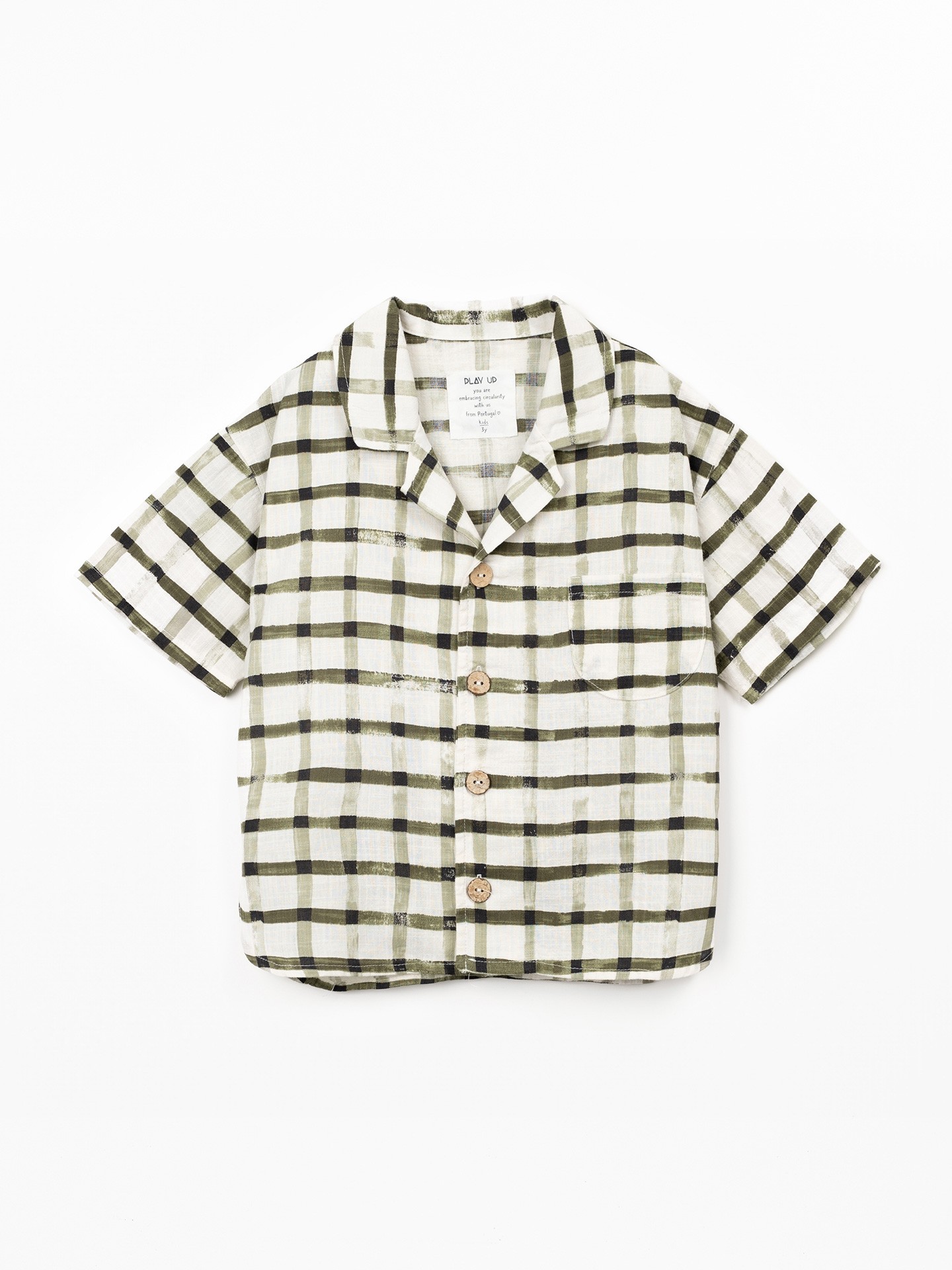 Camisa de tecido com estampado