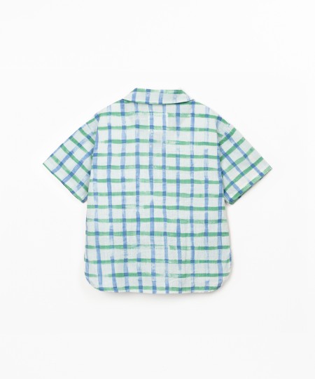 Camisa de tecido com estampado