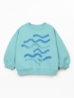 Sweatshirt with illustration on the back