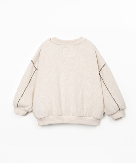 Camisola com mistura de fibras recicladas