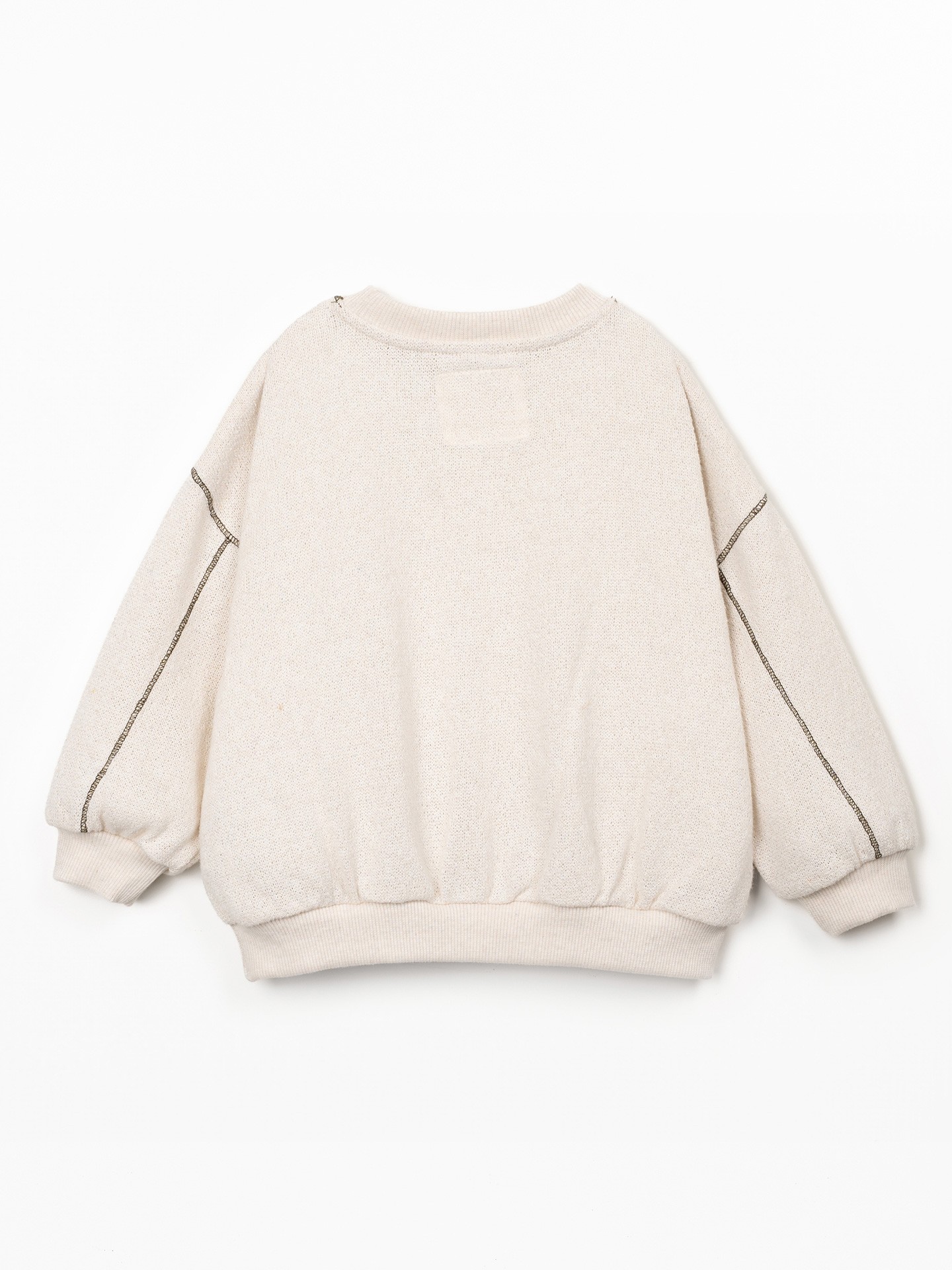 Sweater in recycled fiber blend