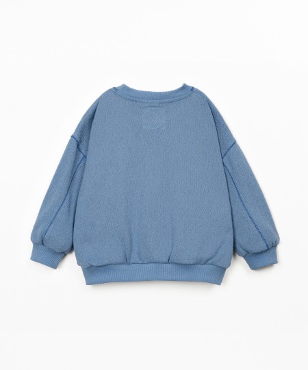 Camisola com mistura de fibras recicladas