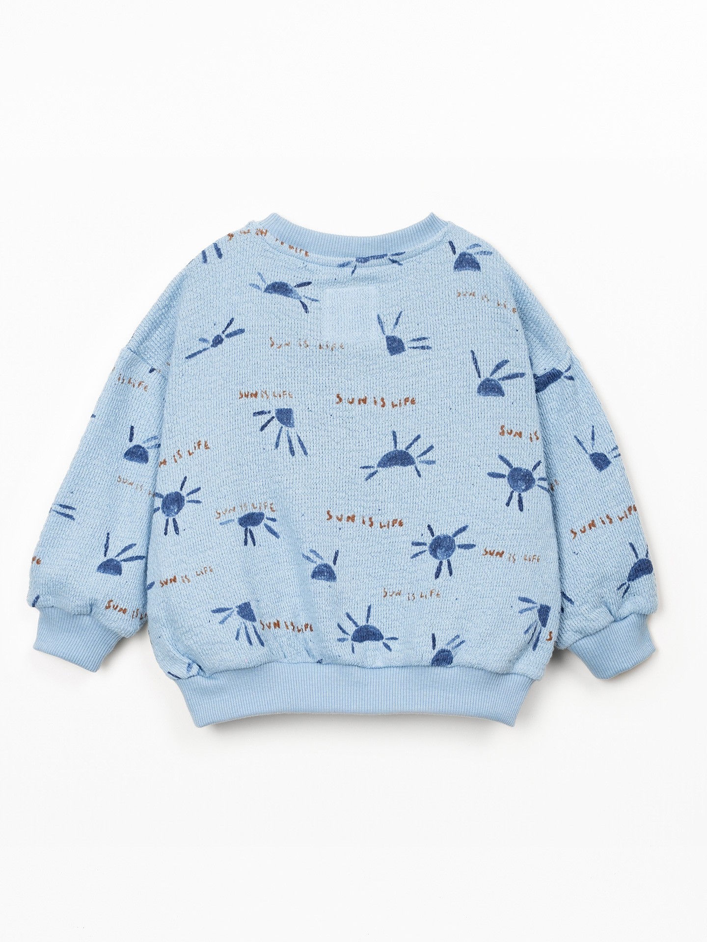 Maglione con stampa di sole