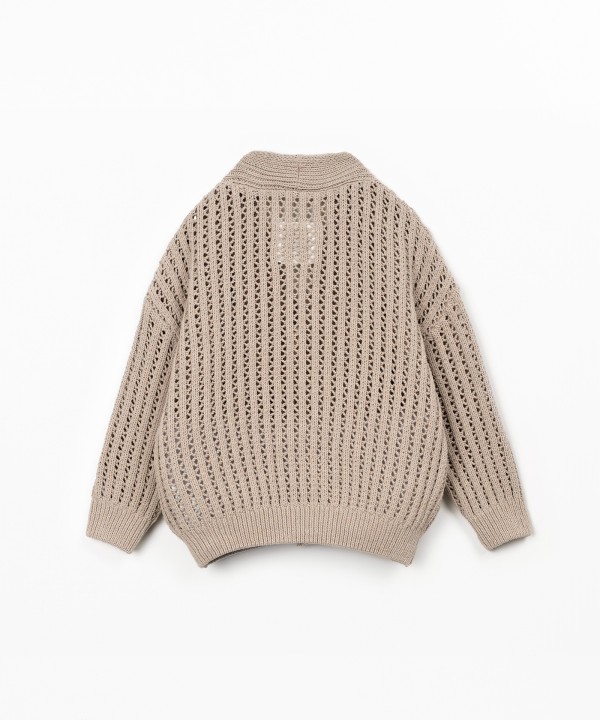 Casaco de malha tricot