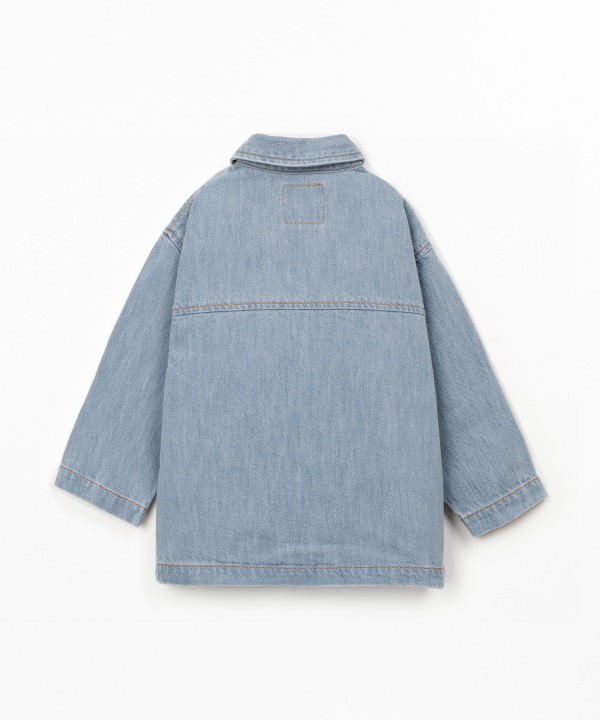 Denim jacket with collar