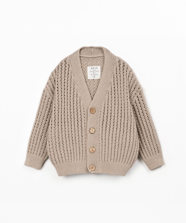 Casaco de malha tricot