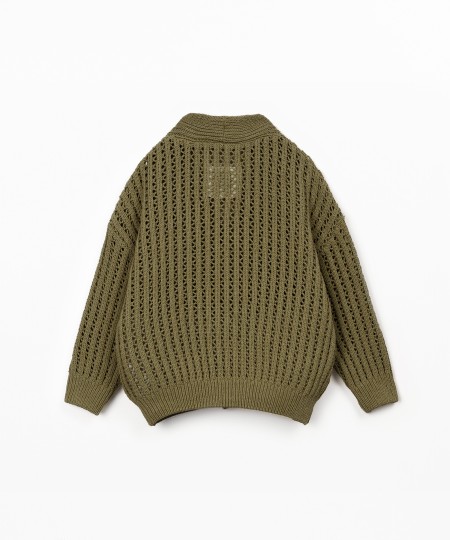 Casaco de malha tricot