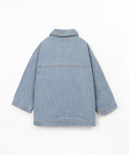 Veste en jean avec col