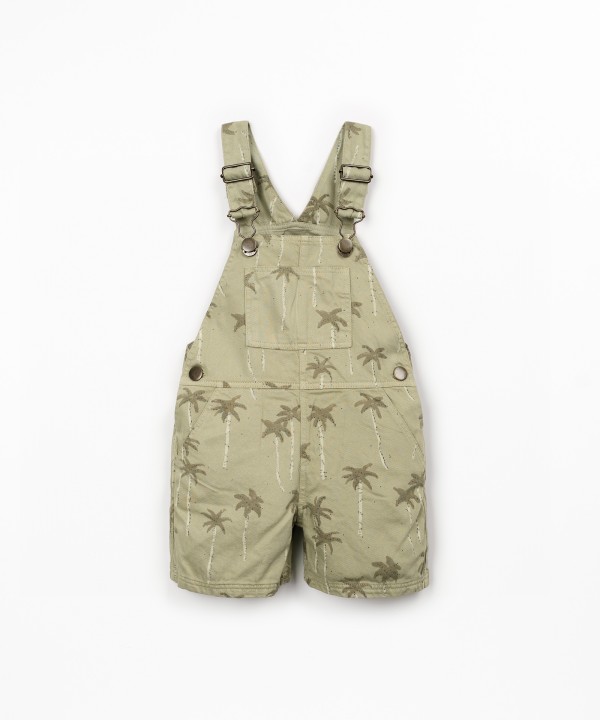 Tuta in cotone con stampa