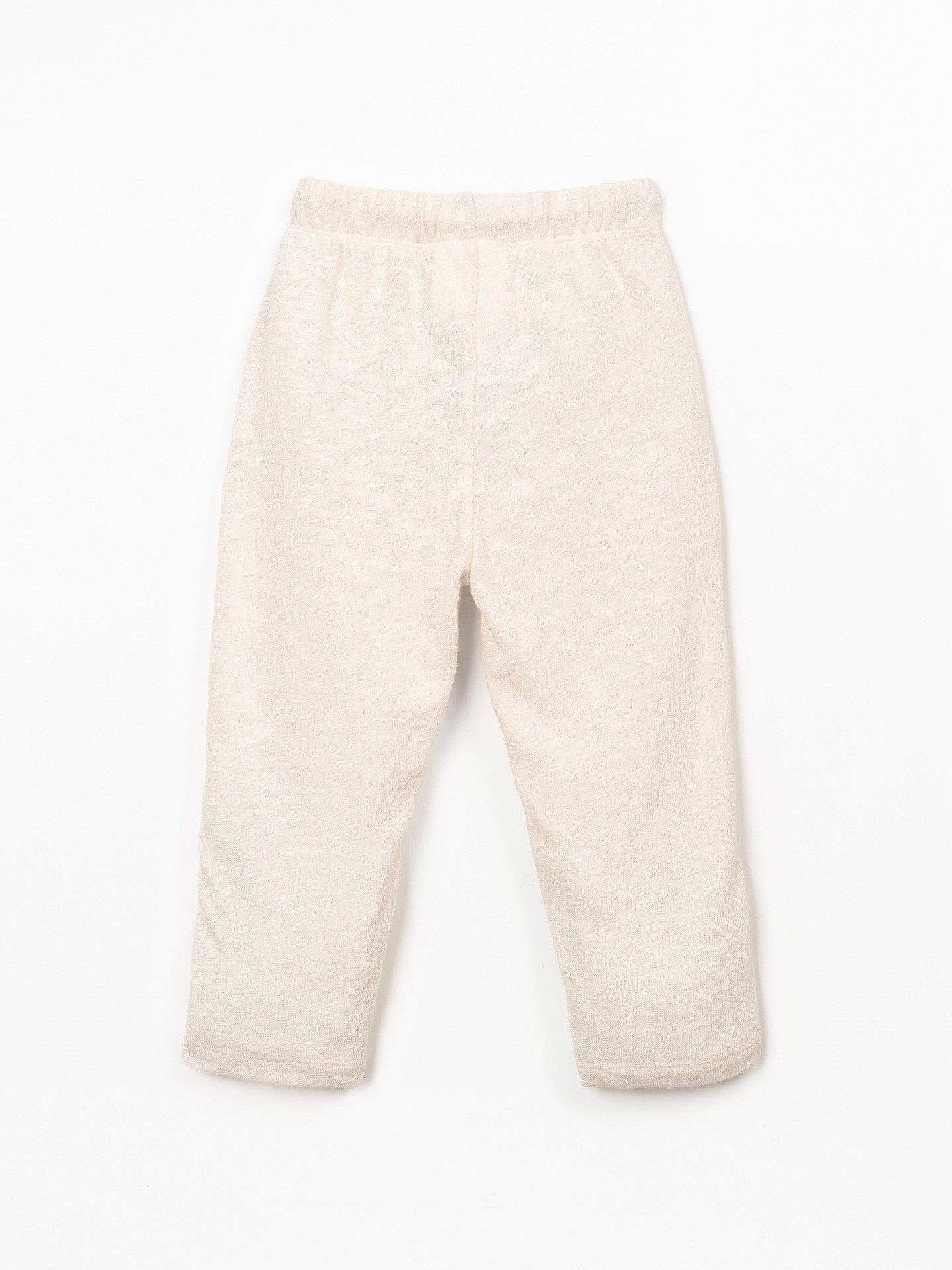 Jersey trousers in natural fibres
