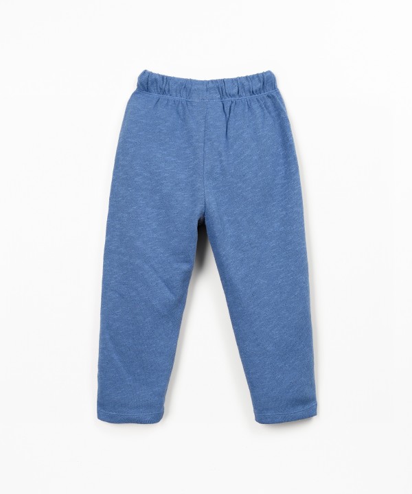 Jersey trousers in natural fibres