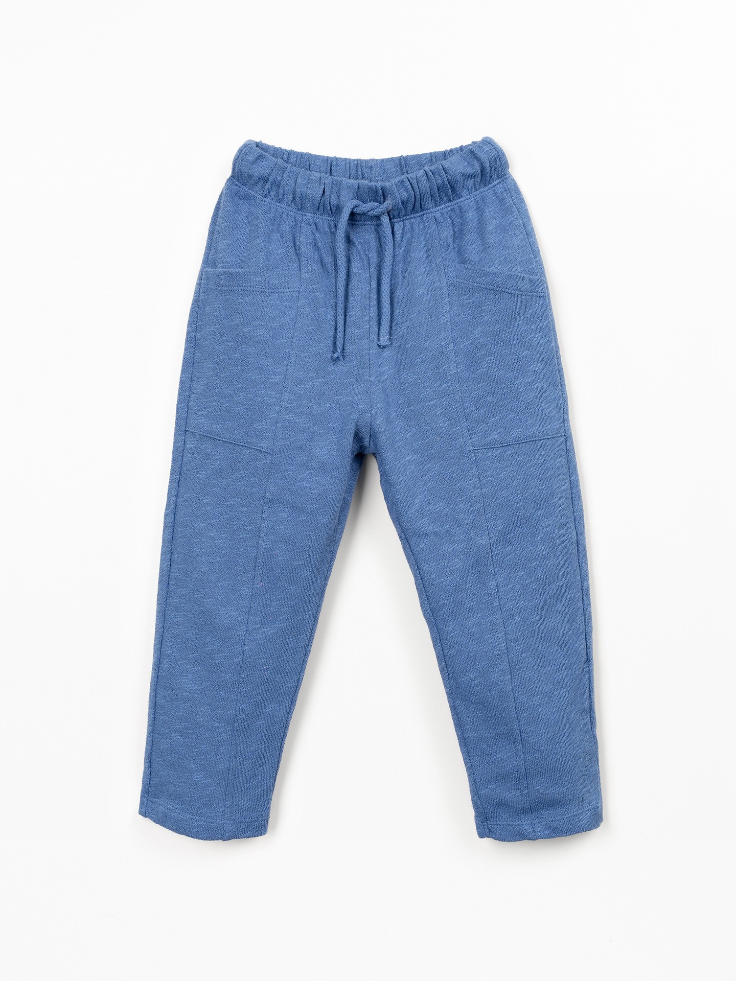 Jersey trousers in natural fibres