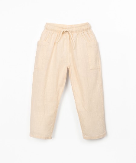 Pantalon en tissu de coton biologique