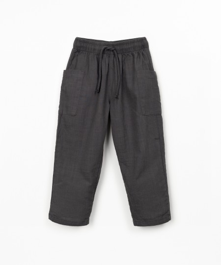 Organic cotton fabric trousers