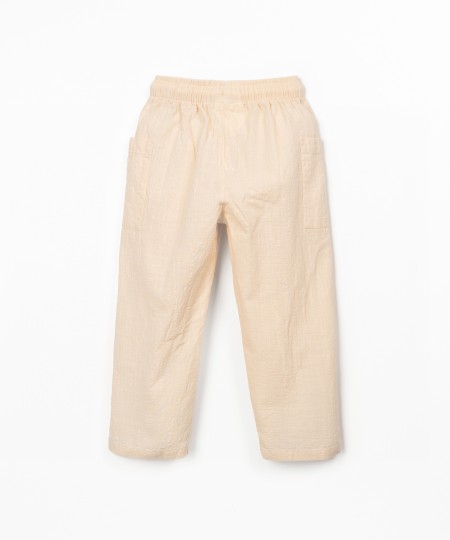 Pantalon en tissu de coton biologique