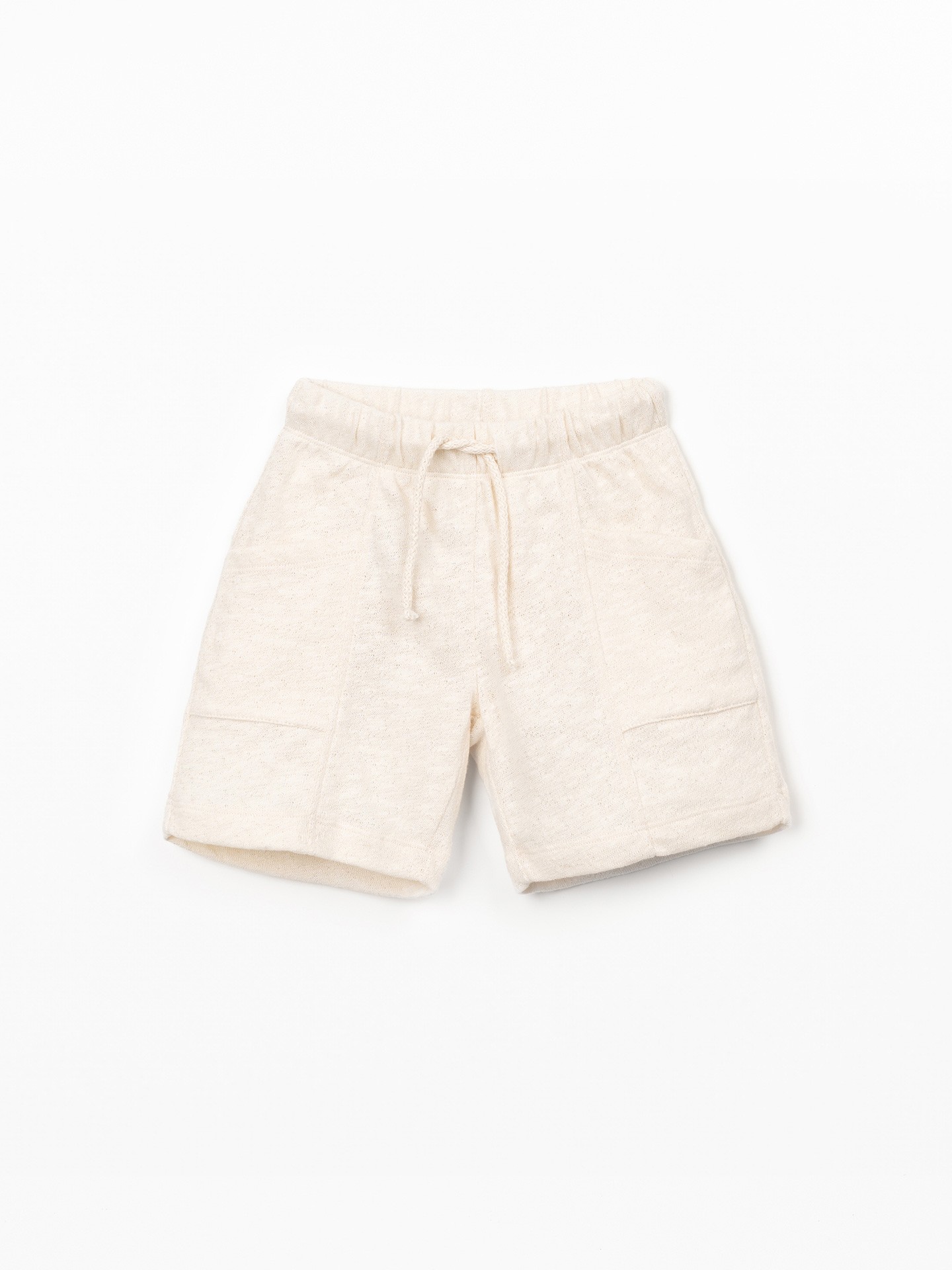 Calção de malha com bolsos