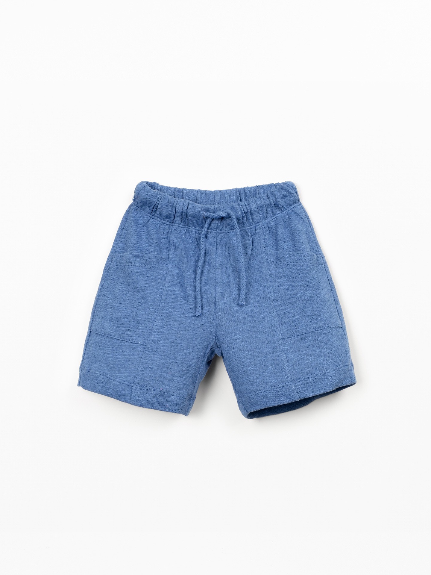 Calção de malha com bolsos