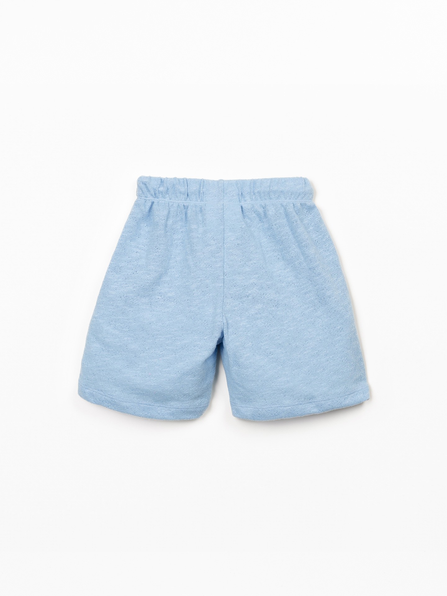 Calção de malha com bolsos