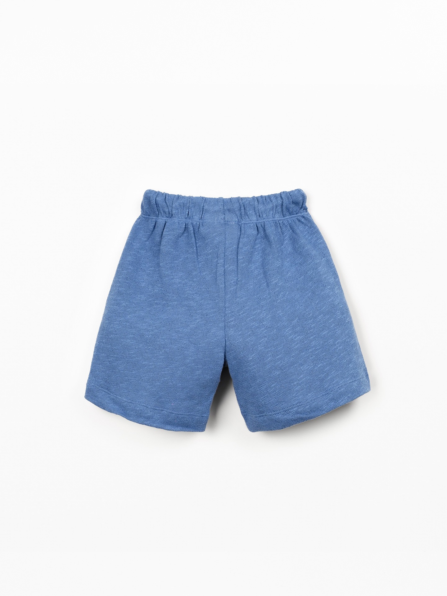 Calção de malha com bolsos