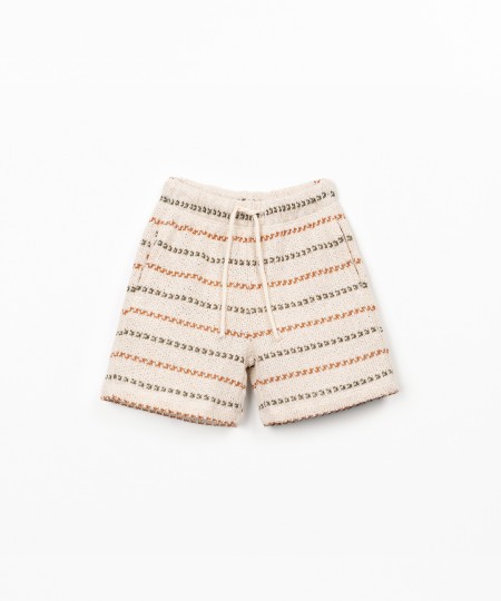 Shorts with recycled fibers
