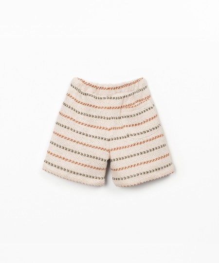 Shorts with recycled fibers