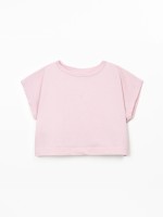 T-shirt in mixture of organic cotton and recycled cotton