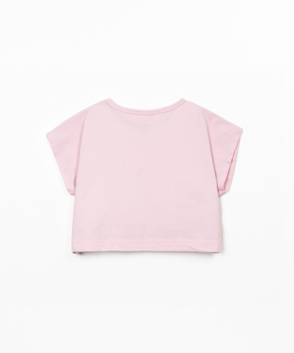 T-shirt in mixture of organic cotton and recycled cotton