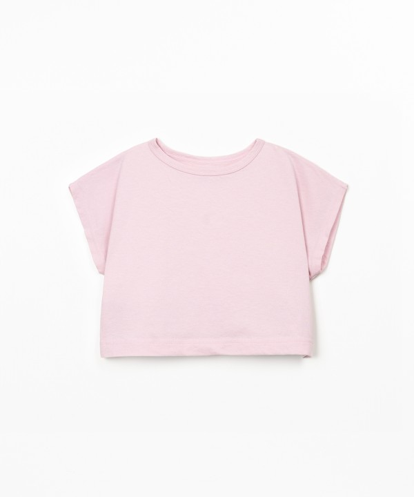 T-shirt in mixture of organic cotton and recycled cotton