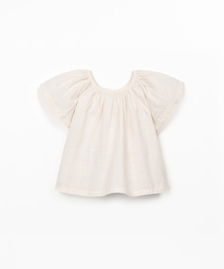 Tunic made of organic cotton fabric