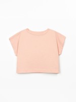 T-shirt in mixture of organic cotton and recycled cotton