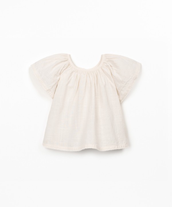 Tunic made of organic cotton fabric