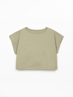 T-shirt in mixture of organic cotton and recycled cotton