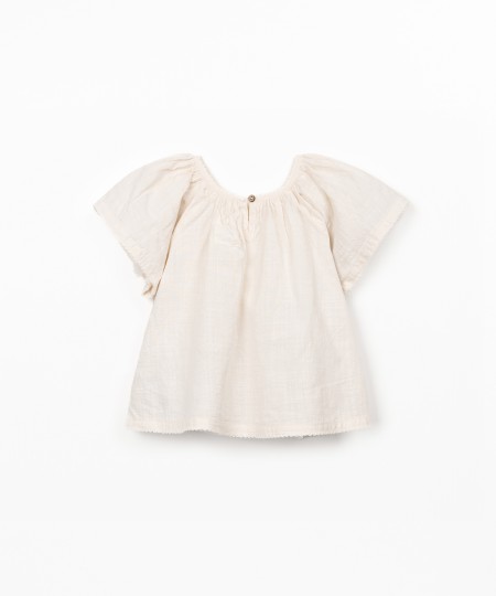 Túnica de tecido em algodão orgânico