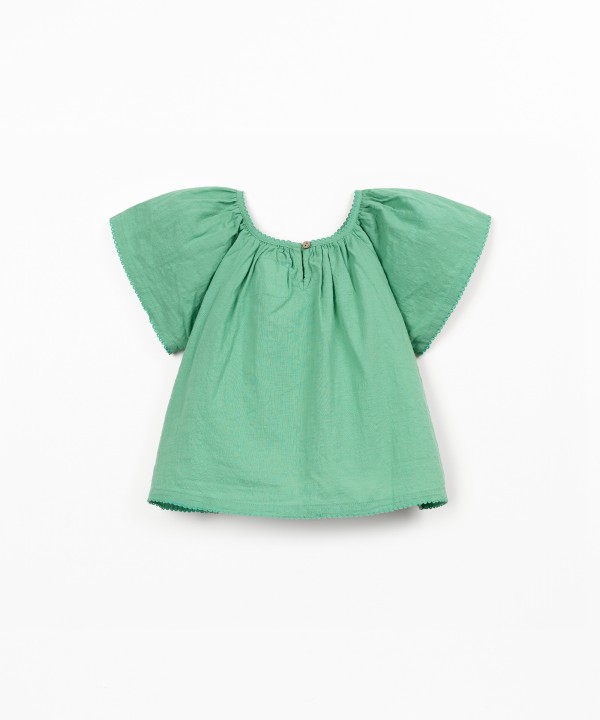 Tunic in organic cotton fabric