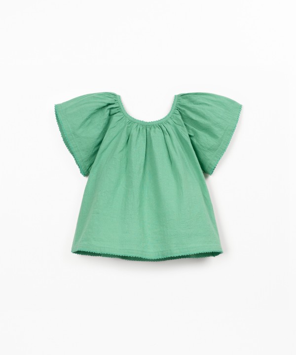 Tunic in organic cotton fabric