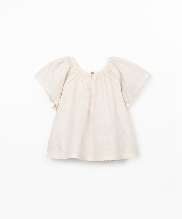 Tunic made of organic cotton fabric