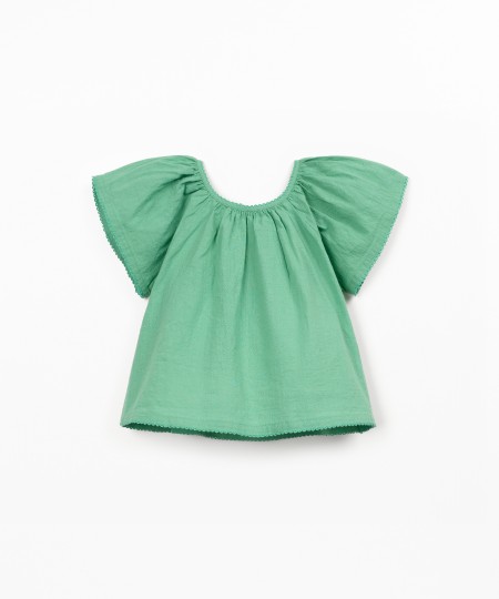 Tunic in organic cotton fabric