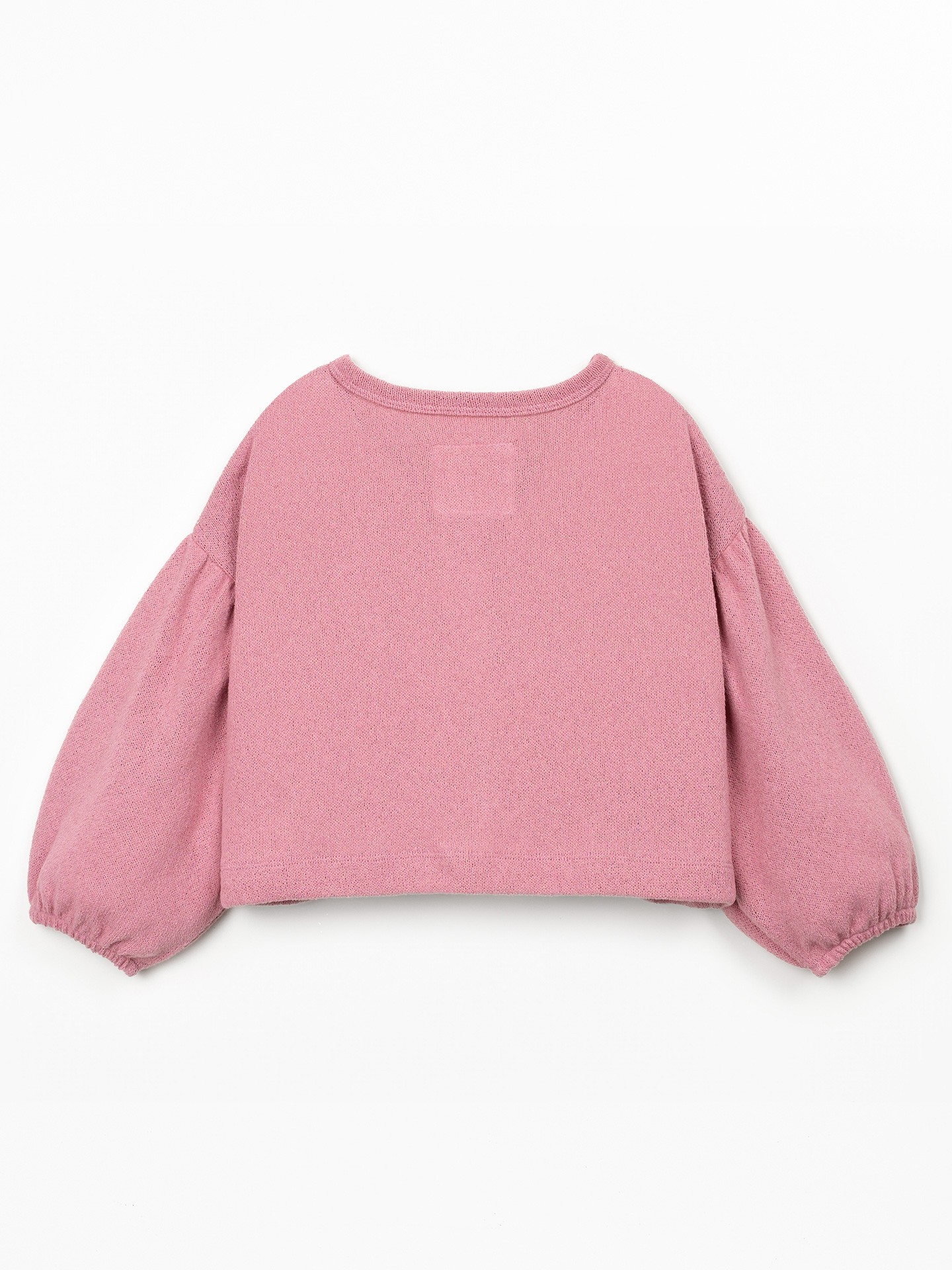 Casaco de malha com fibras recicladas